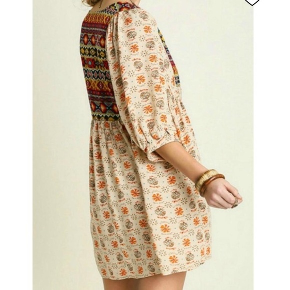 Umgee Free Spirit Swing Dress SZ S - Picture 2 of 10